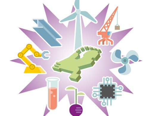 De industrie maakt het hier