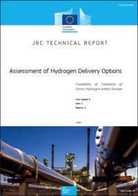 Rapport JRC "Assessment of hydrogen delivery options"